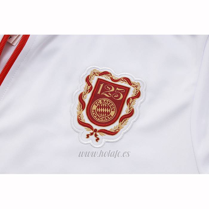 Chandal de Chaqueta del Bayern Munich 125 Aniversario Nino 2025-2026 Blanco
